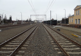 Linia kolejowa w kierunku Poznania (photo)